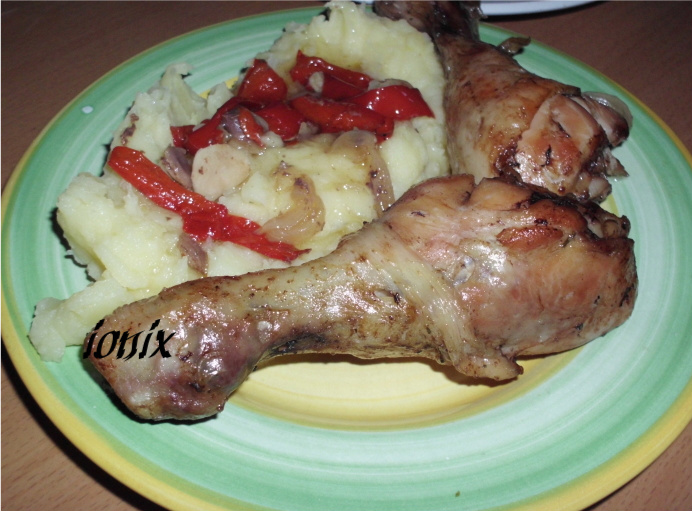 Ciocănele marinate la cuptor