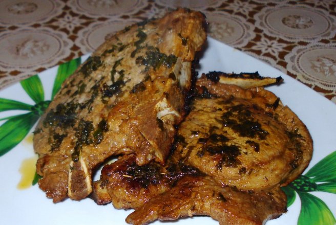 Cotlet cu ierburi aromate
