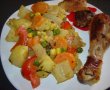 Pui cu legume la tigaie-2