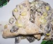 Piept de pui cu sos de ciuperci-5