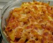Penne cu sunca si cascaval la cuptor-1