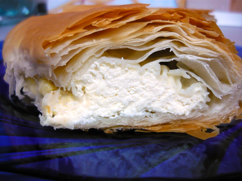 Strudel cu branza dulce