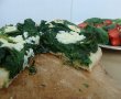 Pizza cu spanac si pesto cu o salata de capsuni cu spanac-11