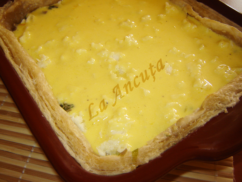 Quiche taraneasca cu ciuperci