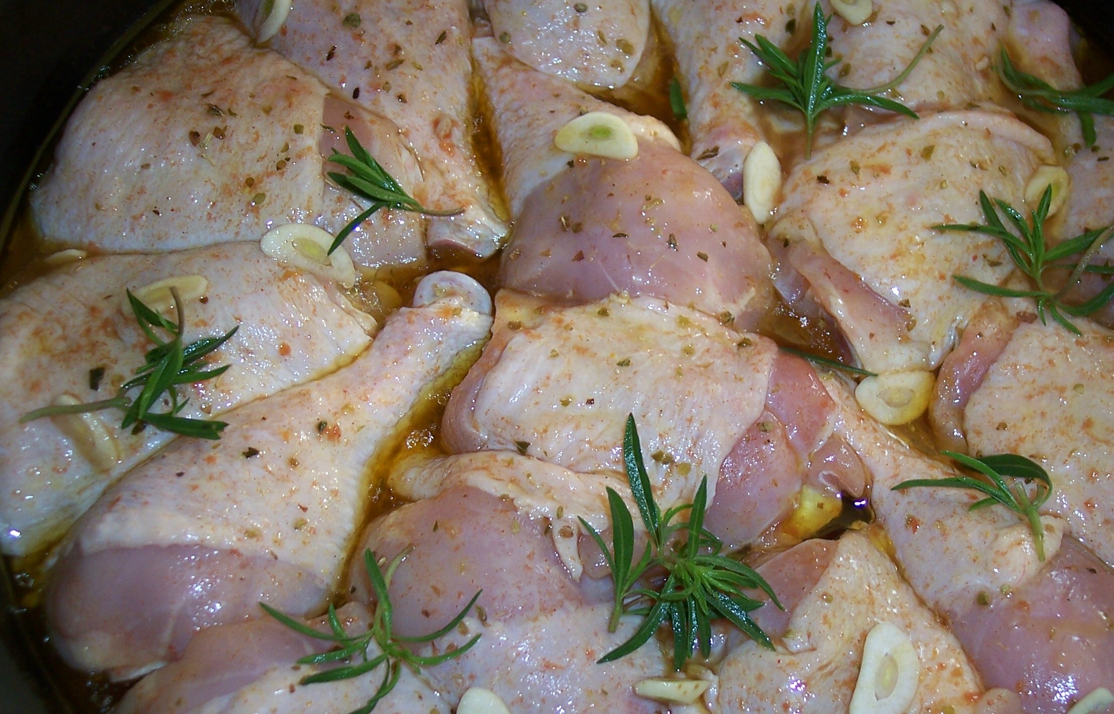 Pulpe de pui in sos la cuptor