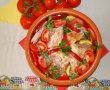 Purcelus de lapte la cuptor,cu garnitura din legume si ciuperci-0