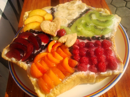 Tarta de vara cu crema de branza