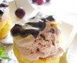 Profiterol cu inghetata de cirese-3