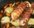 Rulada de pui cu legume,  soldatei de orez si pastarnac-6