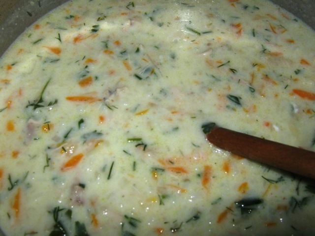 Ciorba de pui a la grec