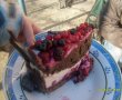 Tort cu ciocolata si fructe de padure-3