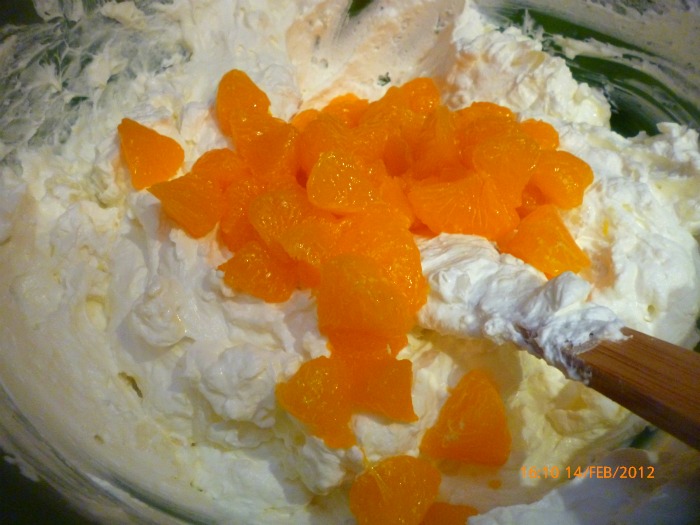 Diplomat cremos cu mandarine