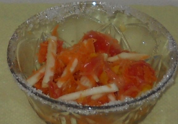 Coktail de telina,morcov si grepefruit