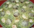 Gratin de spanac cu chiftelute si cartofi-7