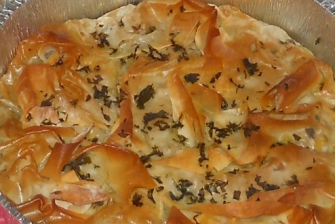 Tarta cu ghebe din foi de placinte