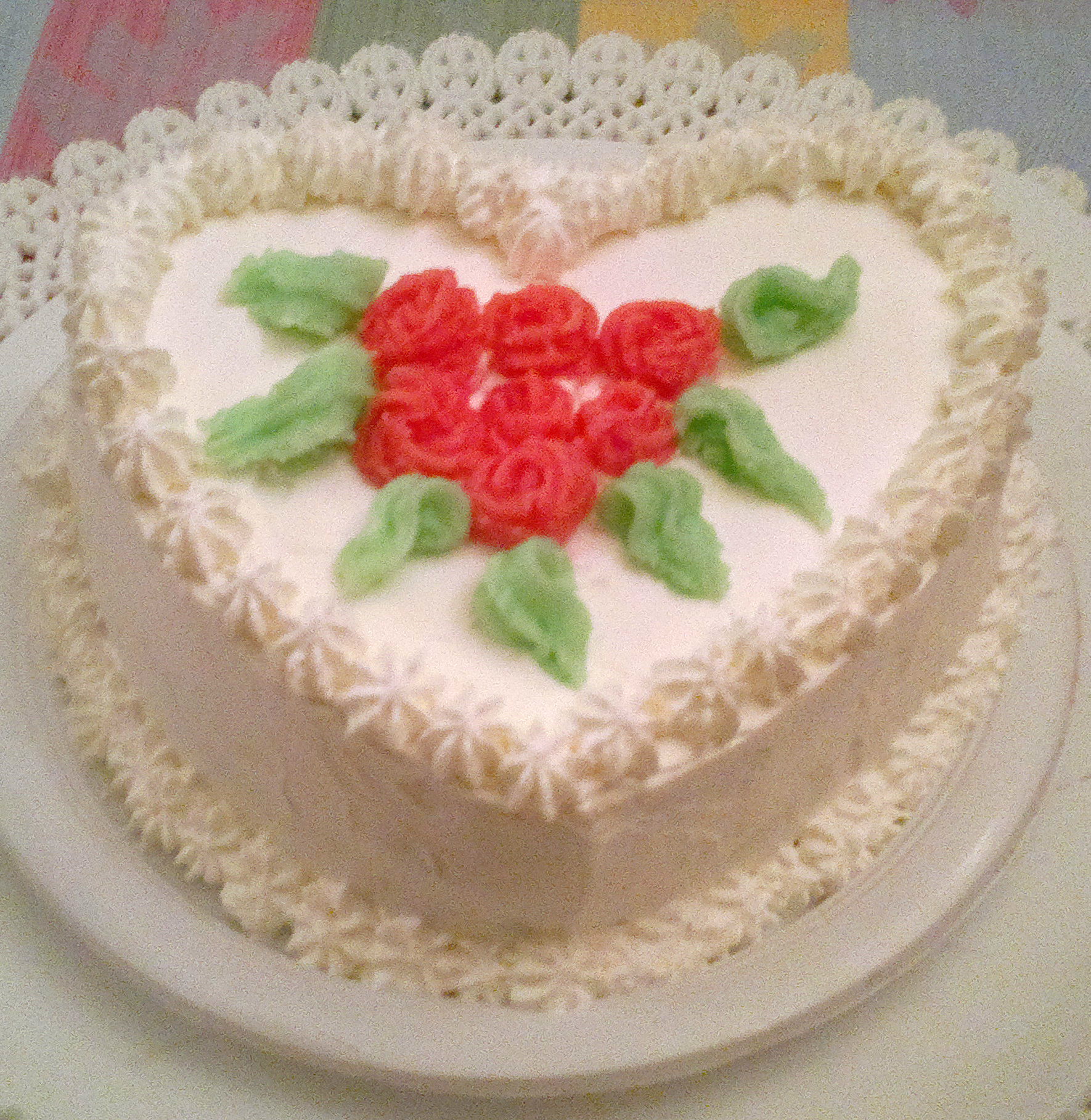 Tort inima de cafea