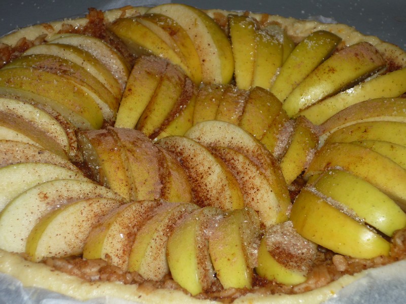Tarta cu mere si sirop de artar