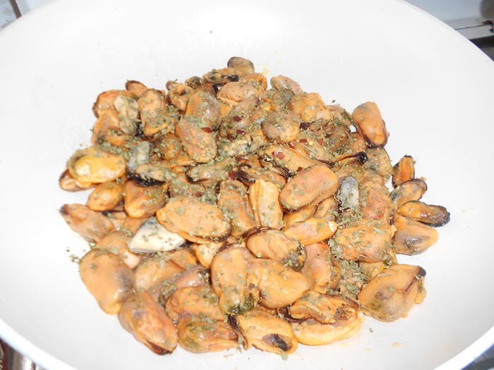 Midii in sos de smantana