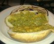 Sandvis cu carne si vinete gratinate-4