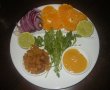 Salata de cartofi dulci cu vinegreta de portocale-1