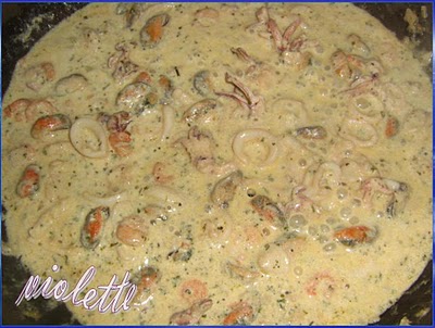 Paste cu fructe de mare