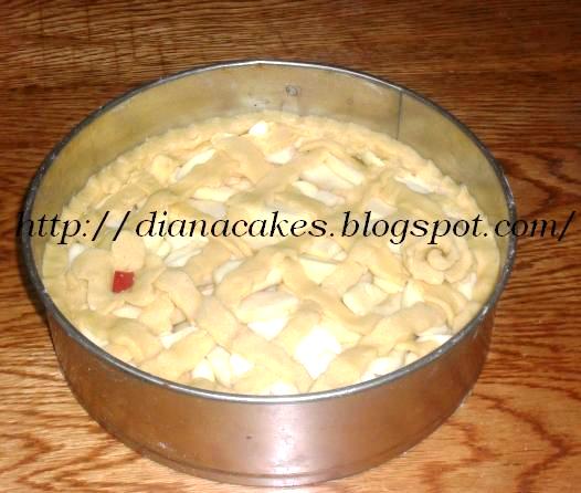 Tarta caramel cu mere