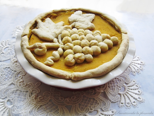 Tarta cu dovleac turcesc (de post)