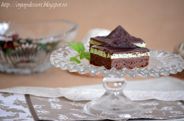 Brownies cu menta