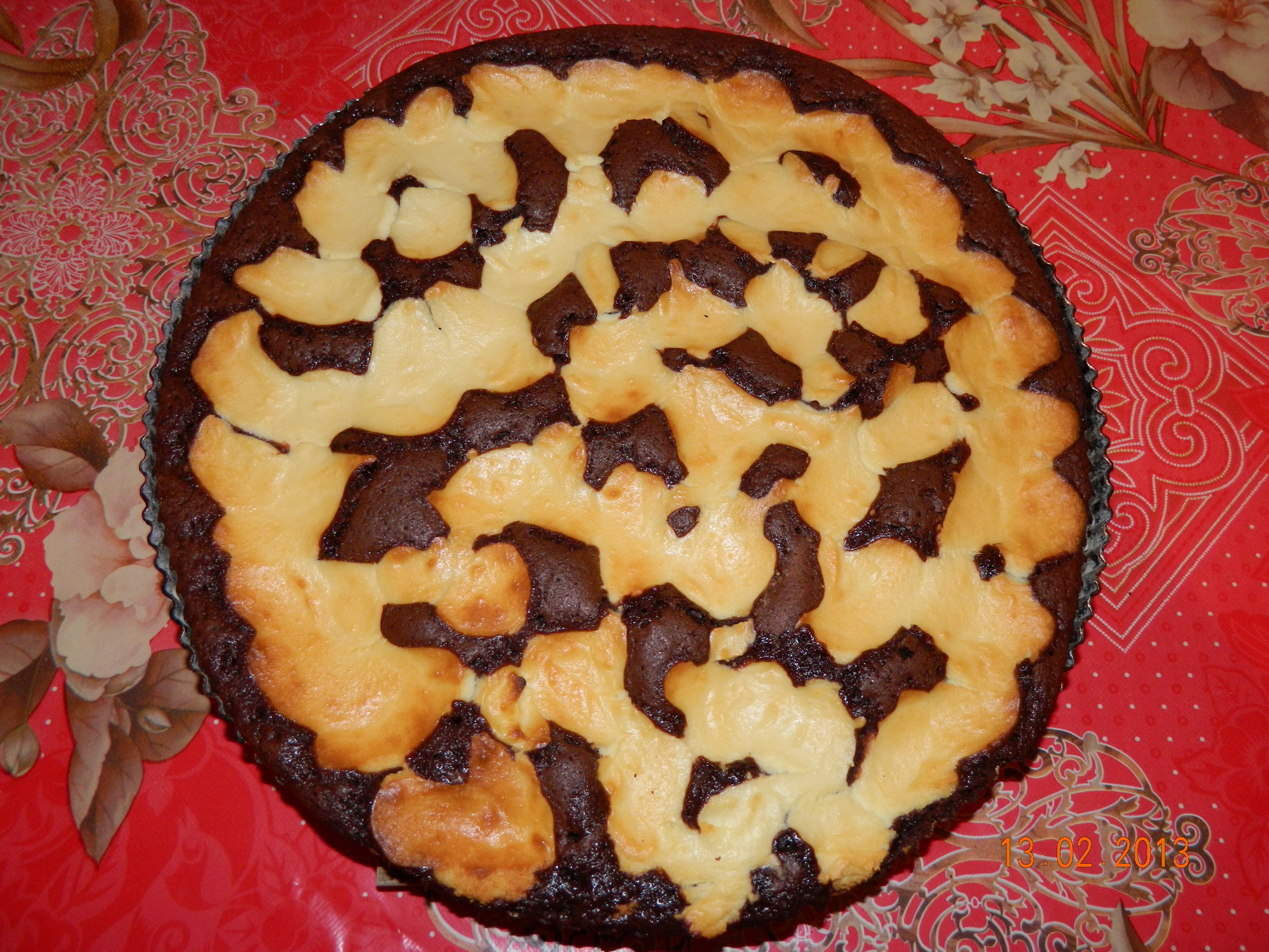 Inimioare cu ciocolata si branza dulce