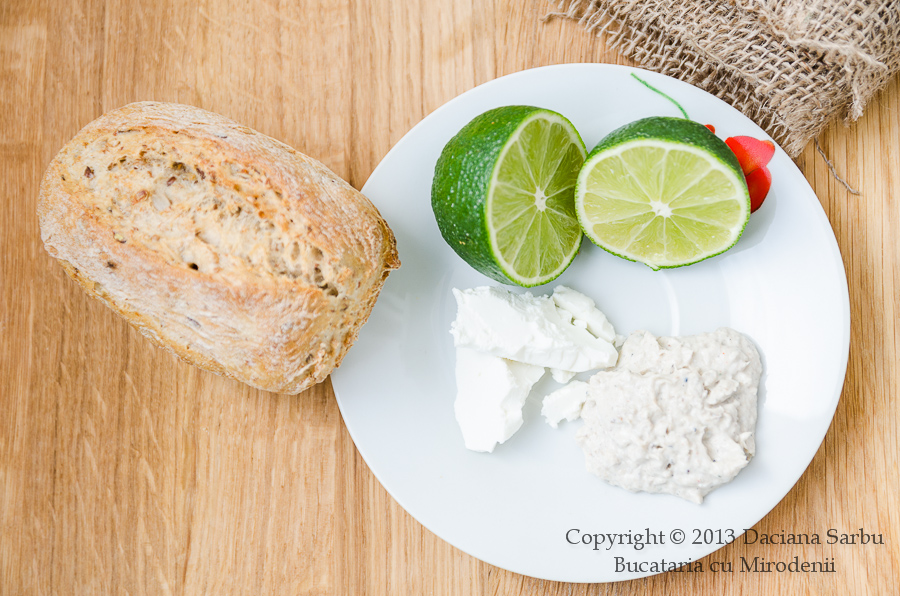 Pasta de peste cu feta