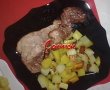 Friptura de porc la gratar cu cartofi prajiti.-4