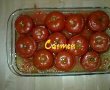 Rosii umplute cu sunca afumata,cascaval,ciuperci.-9