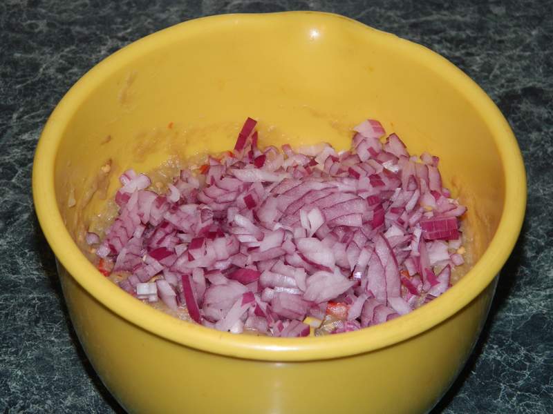 Salata de vinete cu ardei copt