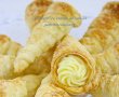 Cornetti cu crema de vanilie-8