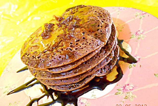 Clatite cu ricotta si Nesquik