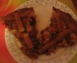 Tarta cu migdale, ciocolata , stafide si nuca de cocos-16