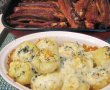 Cartofi gratinati, cu  piept de porc la cuptor-10