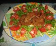 Snitele din soia cu salata si rosii-7