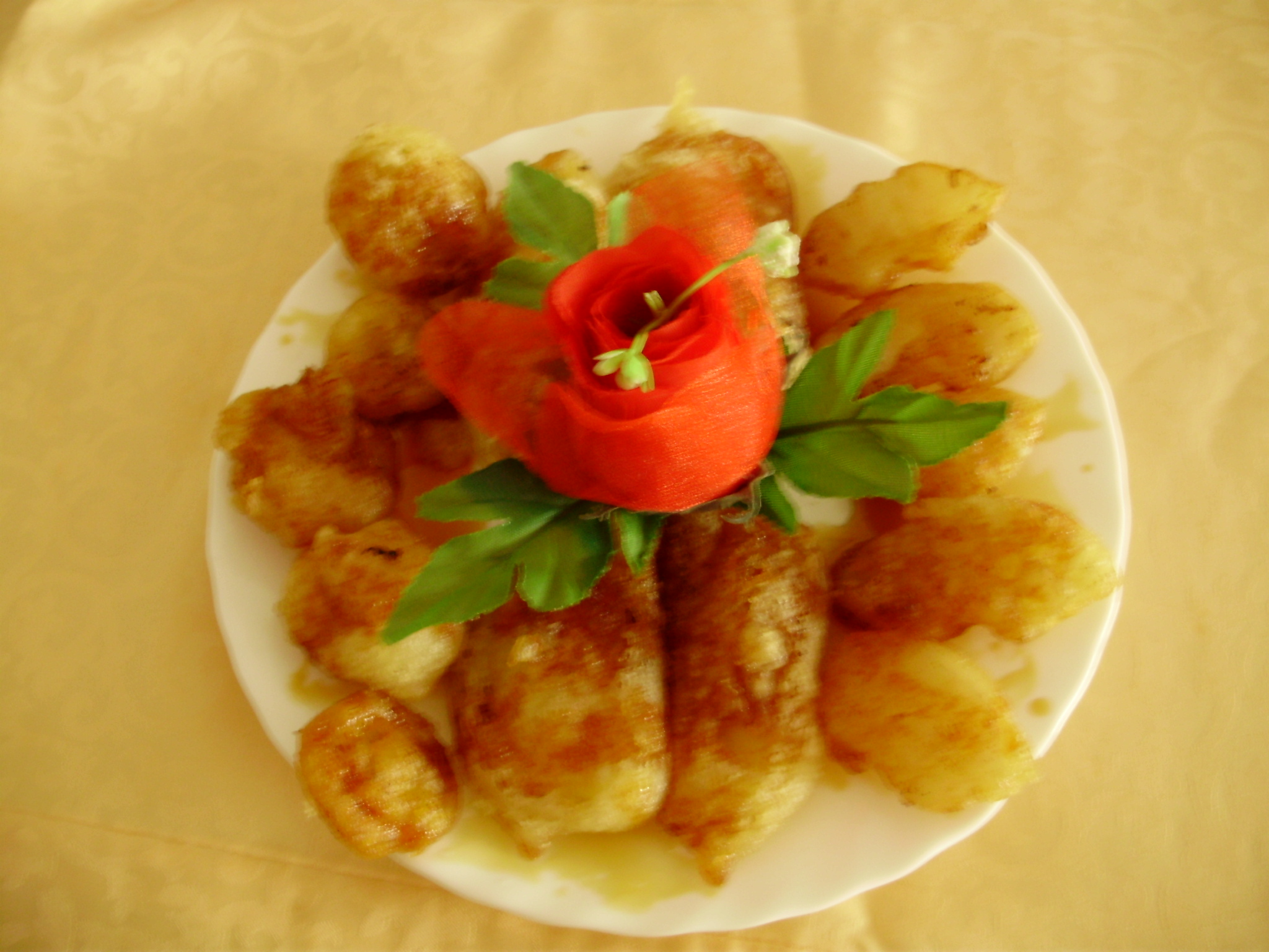 Fructe prajite caramel-post