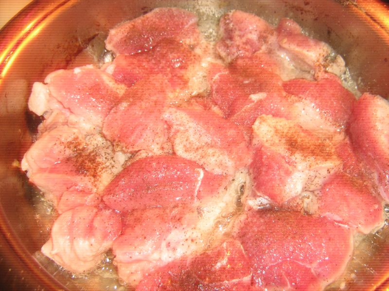Tocanita din carne de porc cu ardei