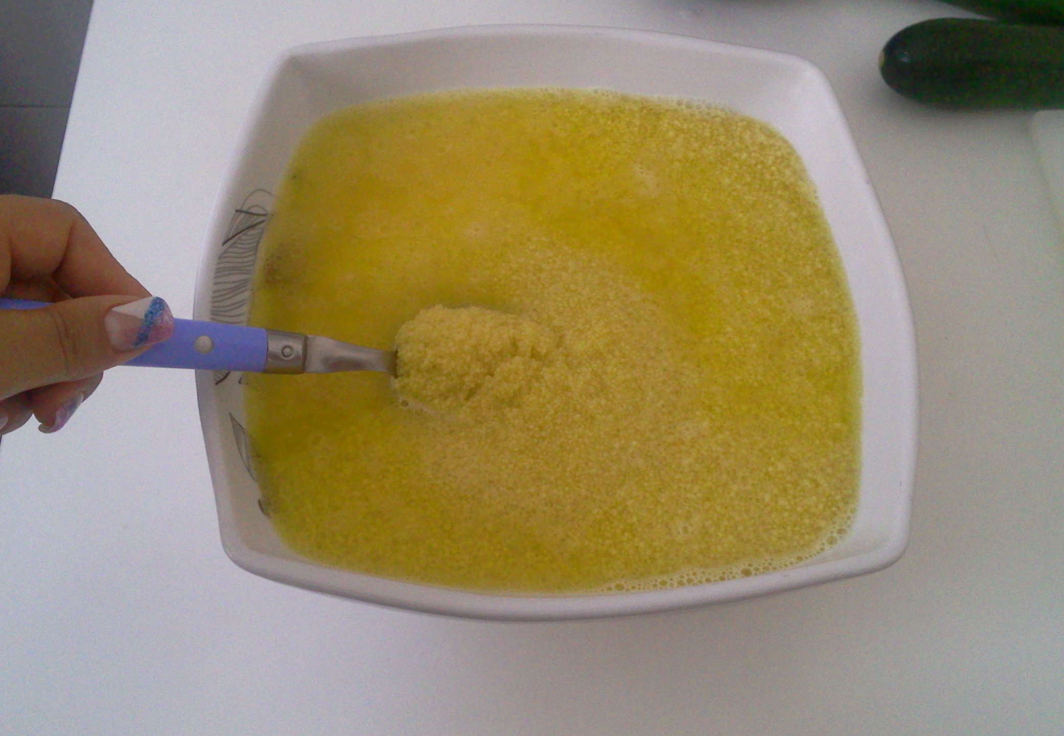 Cous cous cu creveti si legume