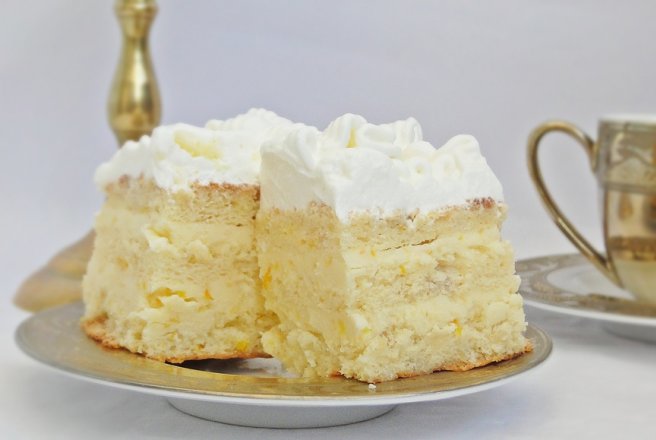 Prajitura cu crema de portocale