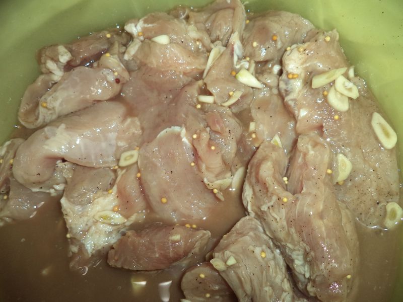 Pulpa marinata la cuptor