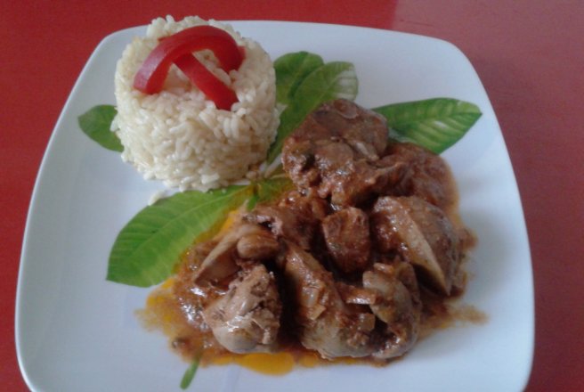 Ficatei de pui cu garnitura de orez