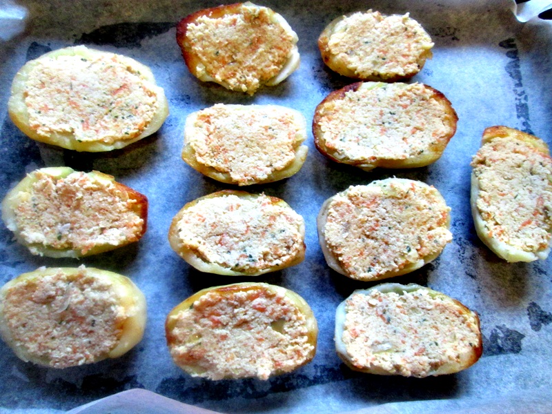 Cartofi umpluti cu piept de pui