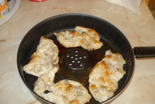 Piept de pui prajit