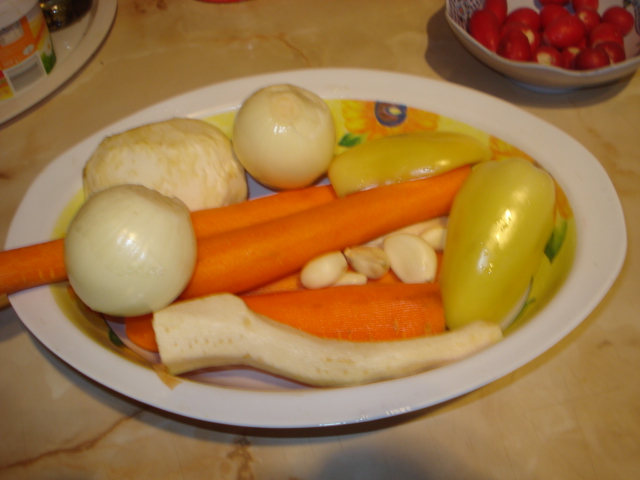 Ciorba de fasole cu galuste