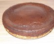 Tort cu blat de biscuiti, rubarba si crema de ciocolata-5