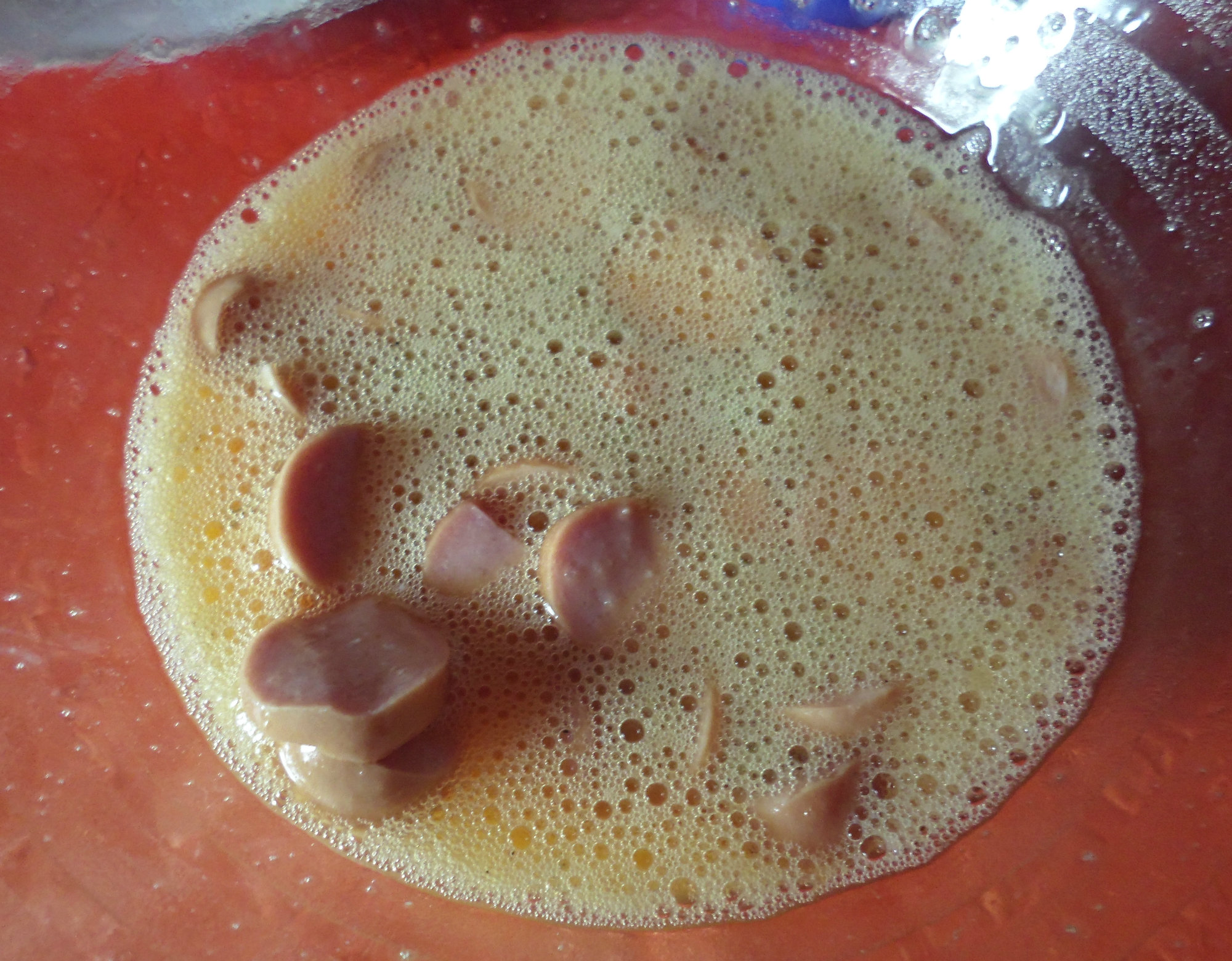 Omleta cu crenvursti si branza (Multicooker)