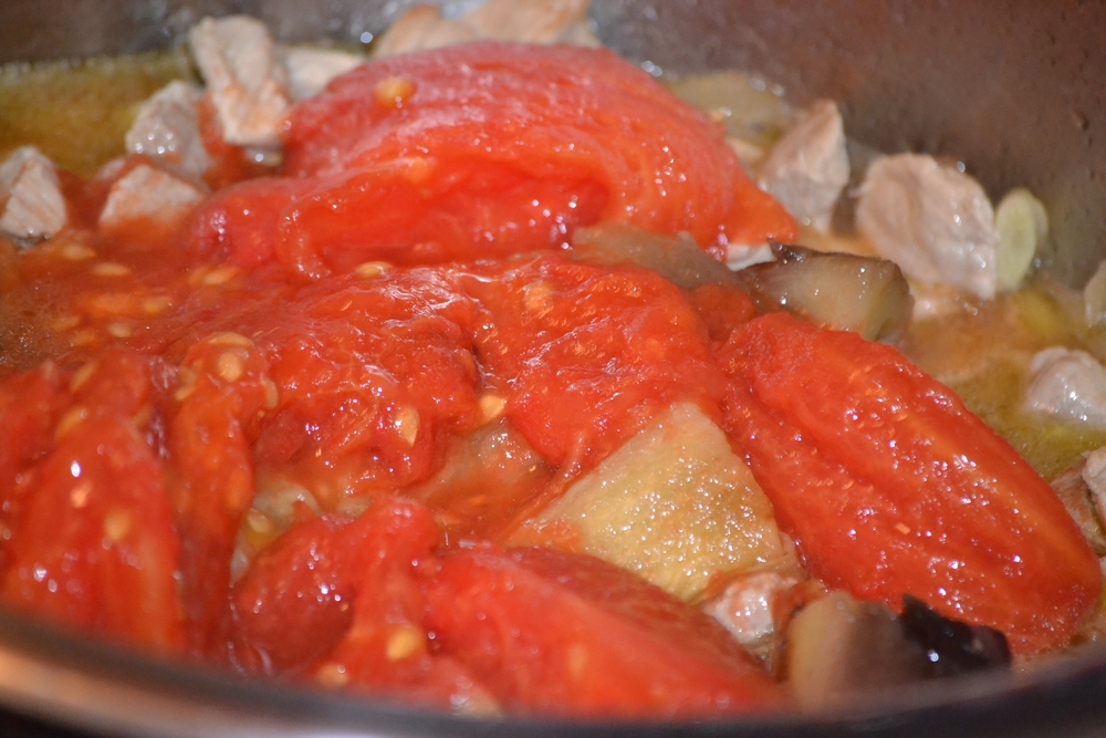 Tocanita de porc cu legume